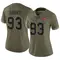 Women's Eric Banks Tampa Bay Buccaneers 2022 Salute To Service Jersey - Limited Olive