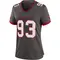 Women's Eric Banks Tampa Bay Buccaneers Pewter Alternate Jersey - Game