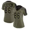 Women's Evan Deckers Tampa Bay Buccaneers 2021 Salute To Service Jersey - Limited Olive