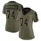 Women's Garret Greenfield Tampa Bay Buccaneers 2021 Salute To Service Jersey - Limited Olive