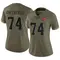 Women's Garret Greenfield Tampa Bay Buccaneers 2022 Salute To Service Jersey - Limited Olive