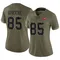 Women's Garrett Greene Tampa Bay Buccaneers 2022 Salute To Service Jersey - Limited Olive