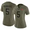Women's Jack Browning Tampa Bay Buccaneers 2022 Salute To Service Jersey - Limited Olive