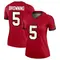 Women's Jack Browning Tampa Bay Buccaneers Jersey - Legend Red Plus Size