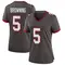 Women's Jack Browning Tampa Bay Buccaneers Pewter Alternate Jersey - Game