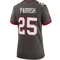 Women's Jacob Parrish Tampa Bay Buccaneers Pewter Alternate Jersey - Game