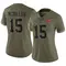 Women's Jalen McMillan Tampa Bay Buccaneers 2022 Salute To Service Jersey - Limited Olive