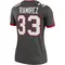 Women's Jose Ramirez Tampa Bay Buccaneers Pewter Alternate Jersey - Legend Plus Size