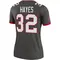 Women's Josh Hayes Tampa Bay Buccaneers Pewter Alternate Jersey - Legend Plus Size