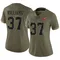 Women's Josh Williams Tampa Bay Buccaneers 2022 Salute To Service Jersey - Limited Olive
