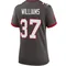 Women's Josh Williams Tampa Bay Buccaneers Pewter Alternate Jersey - Game
