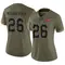Women's Kaevon Merriweather Tampa Bay Buccaneers 2022 Salute To Service Jersey - Limited Olive