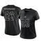 Women's Kaevon Merriweather Tampa Bay Buccaneers Reflective Jersey - Limited Black