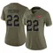 Women's Kindle Vildor Tampa Bay Buccaneers 2022 Salute To Service Jersey - Limited Olive