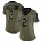 Women's Kyle Trask Tampa Bay Buccaneers 2021 Salute To Service Jersey - Limited Olive
