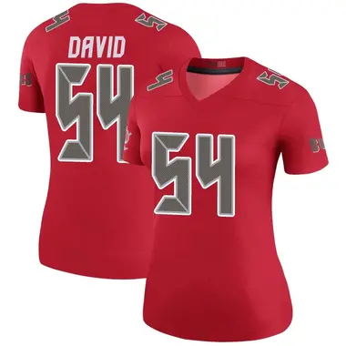 Women's Lavonte David Tampa Bay Buccaneers Color Rush Jersey - Legend Red Plus Size