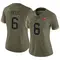 Women's Le'Veon Bell Tampa Bay Buccaneers 2022 Salute To Service Jersey - Limited Olive