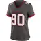 Women's Logan Hall Tampa Bay Buccaneers Pewter Alternate Jersey - Game