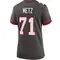 Women's Lorenz Metz Tampa Bay Buccaneers Pewter Alternate Jersey - Game