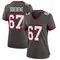 Women's Luke Goedeke Tampa Bay Buccaneers Pewter Alternate Jersey - Game