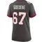 Women's Luke Goedeke Tampa Bay Buccaneers Pewter Alternate Jersey - Game