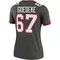 Women's Luke Goedeke Tampa Bay Buccaneers Pewter Alternate Jersey - Legend Plus Size