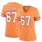 Women's Luke Goedeke Tampa Bay Buccaneers Throwback Jersey - Game Orange