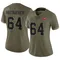 Women's Nash Hutmacher Tampa Bay Buccaneers 2022 Salute To Service Jersey - Limited Olive