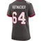 Women's Nash Hutmacher Tampa Bay Buccaneers Pewter Alternate Jersey - Game