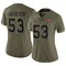 Women's Nick Jackson Tampa Bay Buccaneers 2022 Salute To Service Jersey - Limited Olive