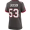 Women's Nick Jackson Tampa Bay Buccaneers Pewter Alternate Jersey - Game