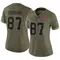 Women's Payne Durham Tampa Bay Buccaneers 2022 Salute To Service Jersey - Limited Olive