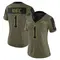Women's Rachaad White Tampa Bay Buccaneers 2021 Salute To Service Jersey - Limited Olive