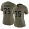 Women's Raiqwon O'Neal Tampa Bay Buccaneers 2022 Salute To Service Jersey - Limited Olive