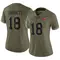 Women's Rakim Jarrett Tampa Bay Buccaneers 2022 Salute To Service Jersey - Limited Olive