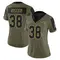 Women's Rashad Wisdom Tampa Bay Buccaneers 2021 Salute To Service Jersey - Limited Olive