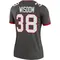 Women's Rashad Wisdom Tampa Bay Buccaneers Pewter Alternate Jersey - Legend Plus Size