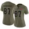 Women's Rob Gronkowski Tampa Bay Buccaneers 2022 Salute To Service Jersey - Limited Olive