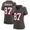 Women's Rob Gronkowski Tampa Bay Buccaneers Pewter Alternate Jersey - Game