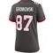Women's Rob Gronkowski Tampa Bay Buccaneers Pewter Alternate Jersey - Game