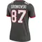 Women's Rob Gronkowski Tampa Bay Buccaneers Pewter Alternate Jersey - Legend Plus Size