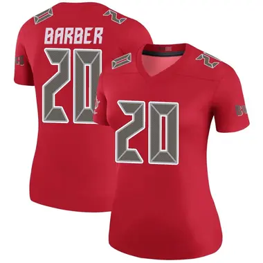 Women's Ronde Barber Tampa Bay Buccaneers Color Rush Jersey - Legend Red Plus Size