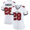 Women's Shilo Sanders Tampa Bay Buccaneers Jersey - Game White