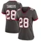 Women's Shilo Sanders Tampa Bay Buccaneers Pewter Alternate Jersey - Game