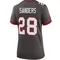 Women's Shilo Sanders Tampa Bay Buccaneers Pewter Alternate Jersey - Game