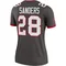 Women's Shilo Sanders Tampa Bay Buccaneers Pewter Alternate Jersey - Legend Plus Size