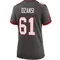 Women's Silas Dzansi Tampa Bay Buccaneers Pewter Alternate Jersey - Game