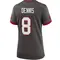 Women's SirVocea Dennis Tampa Bay Buccaneers Pewter Alternate Jersey - Game