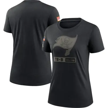 Women's Tampa Bay Buccaneers 2020 Salute To Service Performance T-Shirt - Black