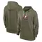 Women's Tampa Bay Buccaneers 2022 Salute to Service Performance Pullover Hoodie - Olive